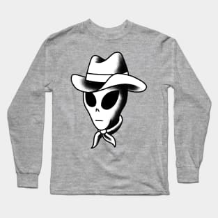 Alien cowboy Long Sleeve T-Shirt